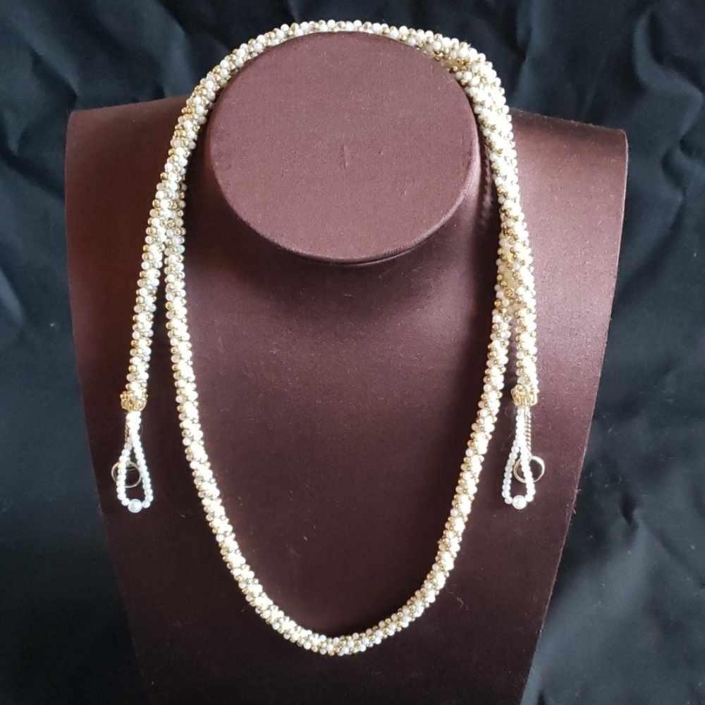 Opera Long bead necklace